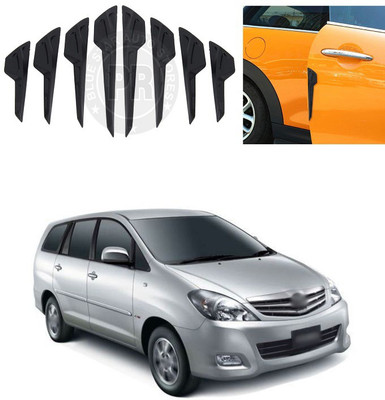 XZRTZ Plastic Car Bumper Guard(Black, Pack of 8, Toyota, Innova)