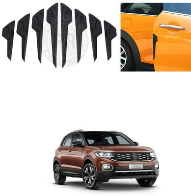 XZRTZ Plastic Car Bumper Guard(Black, Pack of 8, Volkswagen, Jetta)