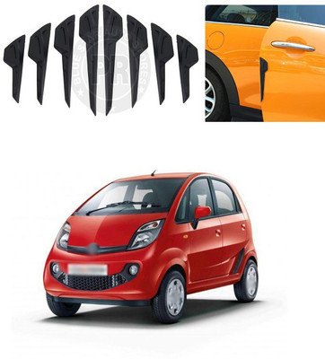 XZRTZ Plastic Car Door Guard(Black, Pack of 8, Tata, Nano)