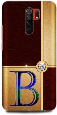 INTELLIZE Back Cover for POCO M2 MZB0958IN B, B LETTER, B DESIGN, B ALPHABET, B NAME(Multicolor, Hard Case, Pack of: 1)