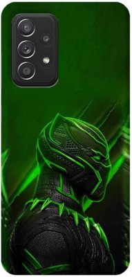 NDCOM Back Cover for Samsung Galaxy M32 5G Black Panther In Green Printed(Multicolor, Hard Case, Pack of: 1)