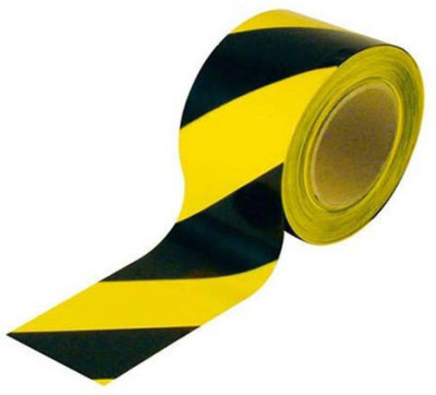 Bloriza Anti Slip, Floor Making Tape Medium Floor Marking Tape (Manual)(Set of 1, Yellow Black)