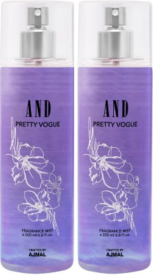 AND Pretty Vogue Body Mist 200ML each Pack of 2 Perfume  -  400 ml(For Women)