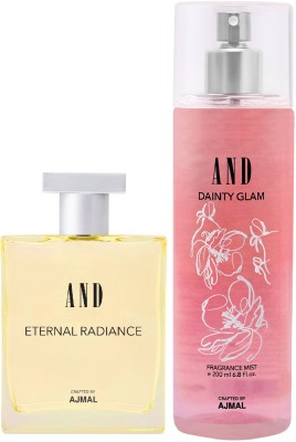 AND Eternal Radiance EDP 50ML & Dainty Glam Body Mist 200ML For Women(2 Items in the set)