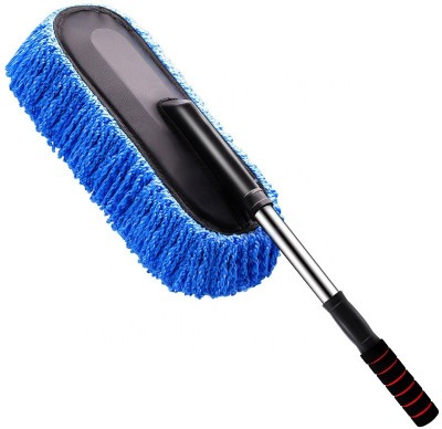 Gentle e kart ® Multi-functional Heavy Quality Car Wash Cleaning Brush Duster Dust Wax Mop Microfiber Telescoping Dusting Tool Wet and Dry Duster