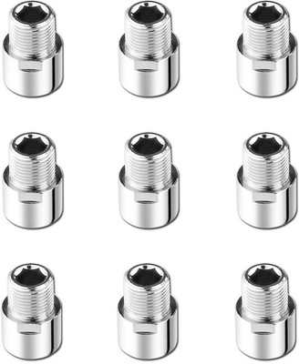 Himaksh C.P Extension Nipple 1-INCH, Pack of 9 Faucet Nozzle(Screw On) deal from flipkart