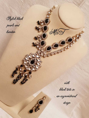 CATALYST Alloy Copper Black Jewellery Set(Pack of 1)