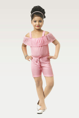 Mojua Abstract Girls Jumpsuit