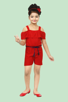 Mojua Abstract Girls Jumpsuit