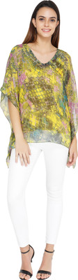 TSM Printed Georgette Women Kaftan