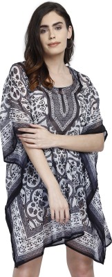 Aditi Wasan Printed Polyester Women Kaftan