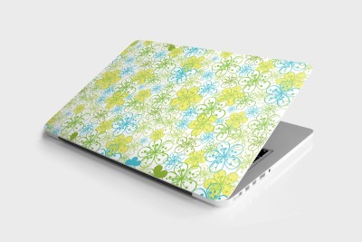 DWELLSINDIA Flowers Skin Sticker for Laptops(HD Quality, Green) Vinyl Laptop Decal 15.6