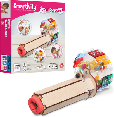 Smartivity Fantastic Optics Kaleidoscope STEM STEAM Educational DIY Building Construction Activity Toy Game Kit, Easy Instructions, Experiment, Play, Learn Science Engineering Project 6+(Multicolor)