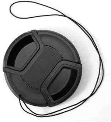 SUPERNIC 58mm Front Lens Cap with String Thread for 58 mm Lens 5d/650d/ 1100d/ 600d/700d/1200d/1300d with 18-55mm & 55-250mm Lens  Lens Cap(Black, 58 mm)