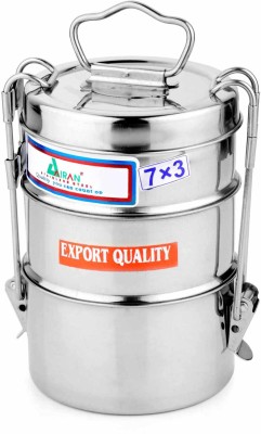 Airan TRAVELLING TIFFIN (7X3) 3 Containers Lunch Box(450 ml)