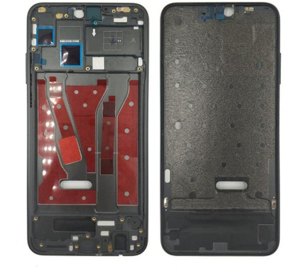 Unique4Ever HONOR 8X Front Housing LCD Frame Bezel Plate Front Panel(Black)