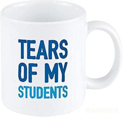 Wikkie Tears Of My Student Ceramic Coffee Ceramic Coffee Mug(350 ml)