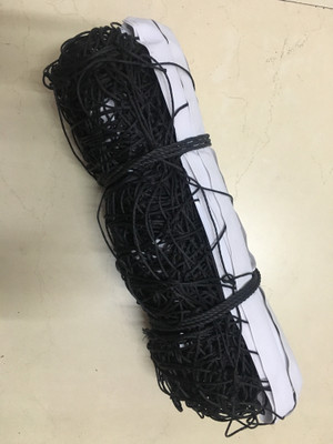 Amz Sports Nets Volleyball NET Nylon Four Sided Tape Standard Quality (Black) Volleyball Net(Black)