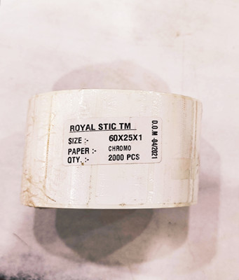 ROYAL STIC Self Adhesive Paper Label(White)
