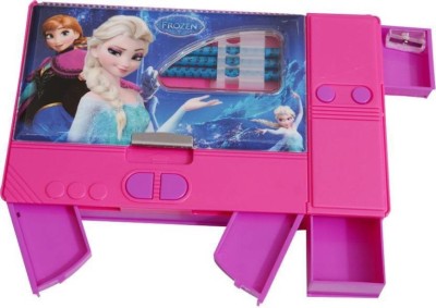 Browner Frozen Frozen Art Plastic Pencil Box(Set of 1, Multicolor)