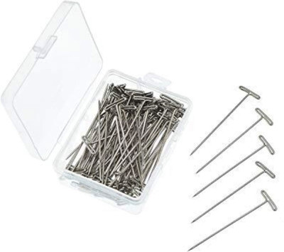 officekart Nickle Plated, Rust Proof STEEL  Pins(Set Of 150, Multicolor)