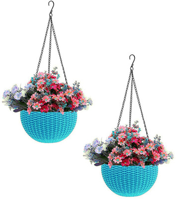 HNB Plant Container Set(Pack of 2, Plastic)