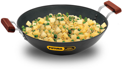 4% OFF on HAWKINS Futura 5 L Capacity Flat Bottom Kadhai 0 cm diameter 5 L capacity(Hard Anodised) 4% OFF on HAWKINS Futura 5 L Capacity Flat Bottom Kadhai 0 cm diameter 5 L capacity(Hard Anodised)