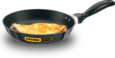 Hawkins Futura 20cm Frying Pan, Black (NF20) Fry Pan 20 cm diameter 1 L capacity(Aluminium, Non-stick)
