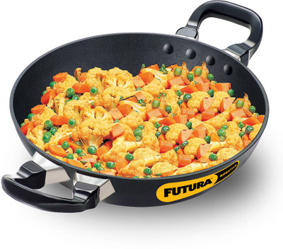 9% OFF on HAWKINS NK15 Kadhai 22 cm diameter 1.5 L capacity(Hard Anodised, Non-stick)