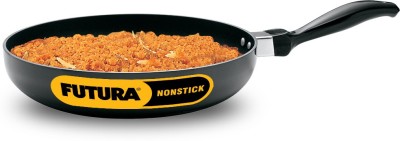 Hawkins Futura Nonstick Frying with Rounded Sides (NF24R) Fry Pan 24 cm diameter 1 L capacity(Hard Anodised, Non-stick)