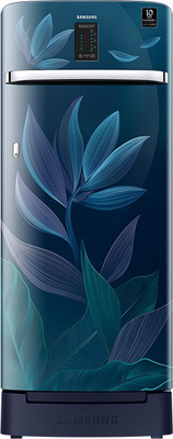 SAMSUNG 225 L Direct Cool Single Door 3 Star Refrigerator (Paradise Blue, RR23A2F2Y9U/HL)