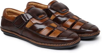 Zixer Men Sandals(Brown , 9)