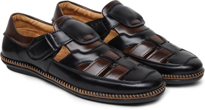Zixer Men Sandals(Black , 10)