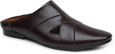 Zixer Men Sandals(Maroon , 10)