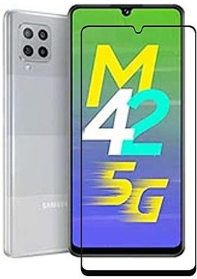 Caseline Edge To Edge Tempered Glass for Samsung Galaxy M42 5G(Pack of 1)