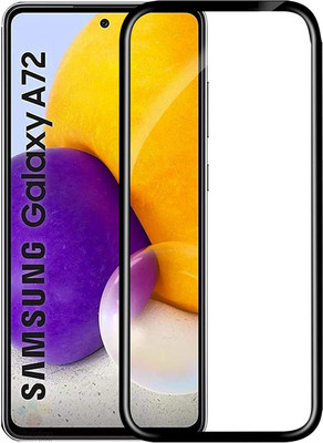 TINGTONG Edge To Edge Tempered Glass for Samsung Galaxy A72(Pack of 1)