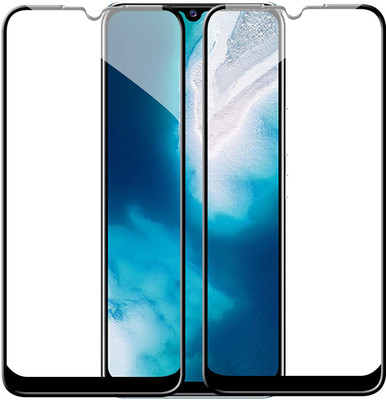 TINGTONG Edge To Edge Tempered Glass for Vivo V20 SE(Pack of 2)