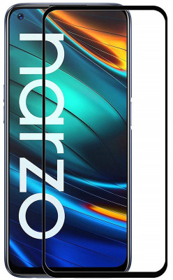 Bodoma Edge To Edge Tempered Glass for Realme Narzo 30(Pack of 1)