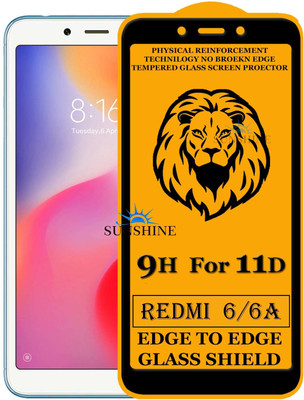 SUNSHINE Edge To Edge Tempered Glass for Mi Redmi 6(Pack of 1)