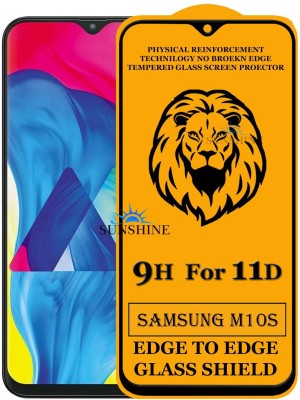 SUNSHINE Edge To Edge Tempered Glass for Samsung Galaxy M10s(Pack of 1)