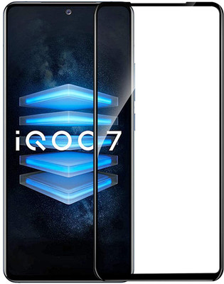 Slugabed Edge To Edge Tempered Glass for IQOO 7 5G(Pack of 1)