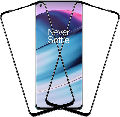 TINGTONG Edge To Edge Tempered Glass for OnePlus Nord CE 5G(Pack of 2)