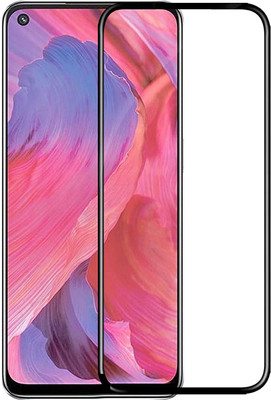 TINGTONG Edge To Edge Tempered Glass for Oppo A74 5G(Pack of 1)