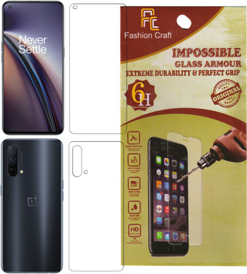 FashionCraft Front and Back Screen Guard for OnePlus Nord CE 5G(Pack of 2)