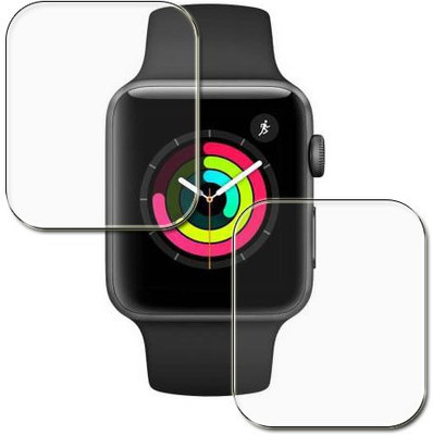 tombik Impossible Screen Guard for APPLE Watch Series 3 GPS - 42 mm(Pack of 2)