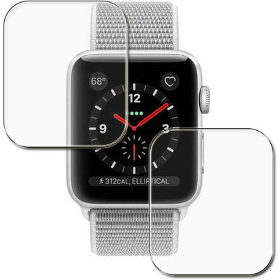 tombik Impossible Screen Guard for APPLE Watch Series 3 GPS - 38 mm(Pack of 2)