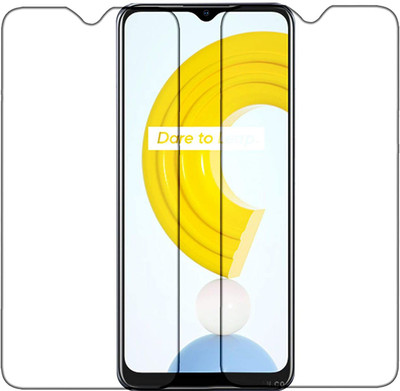TINGTONG Tempered Glass Guard for Realme C25(Pack of 2)
