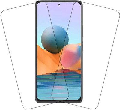 TINGTONG Tempered Glass Guard for Redmi Note 10 Pro(Pack of 2)