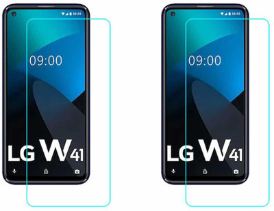 TINGTONG Tempered Glass Guard for LG W41(Pack of 2)