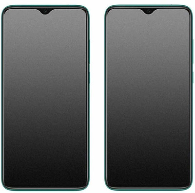 TINGTONG Tempered Glass Guard for Poco M2 Reloaded(Pack of 2)